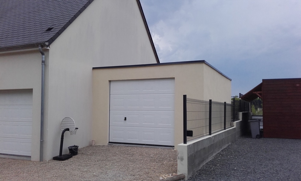 Garage Toit Plat Béton Accolé Ou