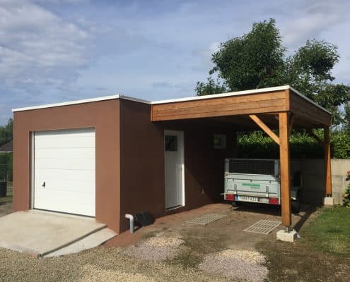 garage toit plat sur mesure